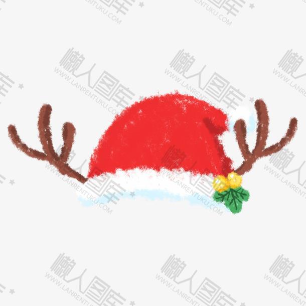麋鹿角圣诞帽