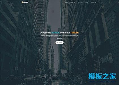 全屏bootstrap响应式html5模板图2