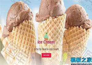 ice cream自定义主题网站模板
