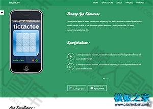 app应用项目官网模板