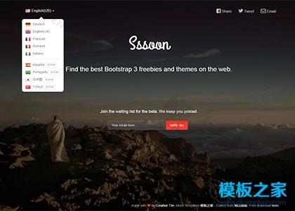 网站上线临时页面page模板图2