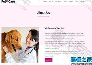 宠物护理医院协会网站模板