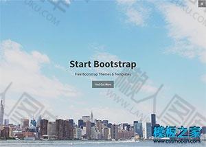 Bootstrap单页项目展示模板