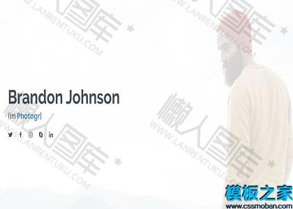白色响应式企业web网站模板图2