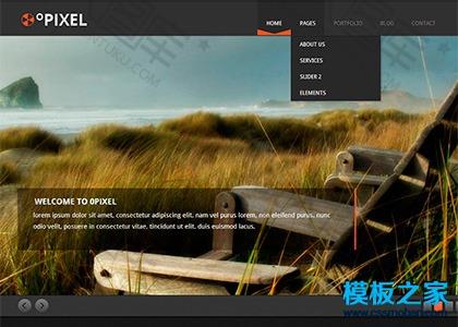 科技公司响应式html5模板图2