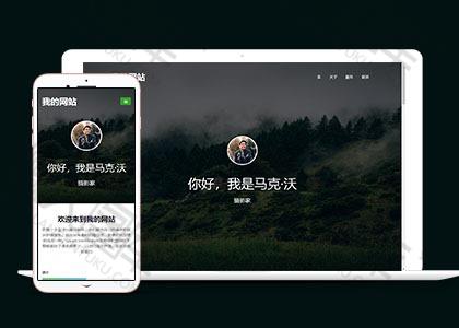 摄影师个人主页网站模板图2