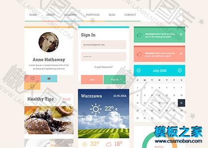 七彩skin UI皮肤模板图2
