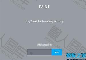 paint网站搜索页面设计模板