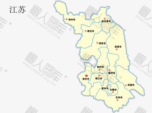江苏地图全图图1