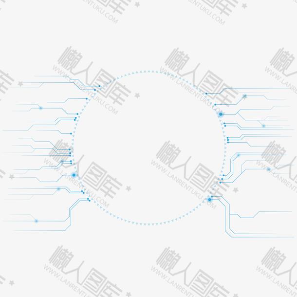 科技电路板元素