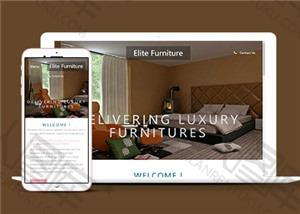 室内家具设计网站HTML5模板
