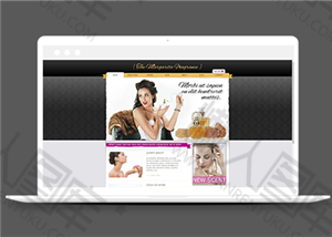 女性奢侈品网站模板