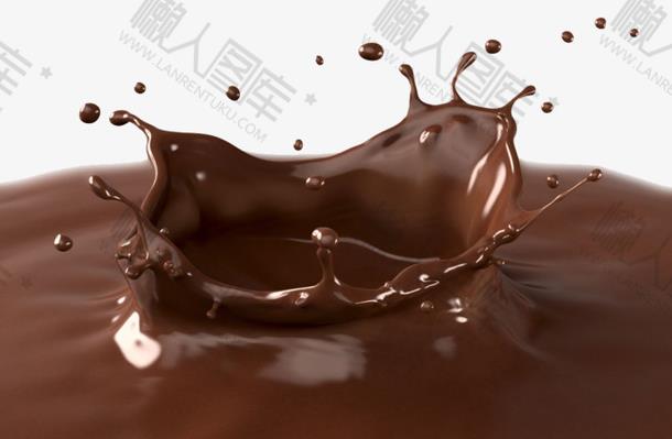 巧克力牛奶液体效果素材