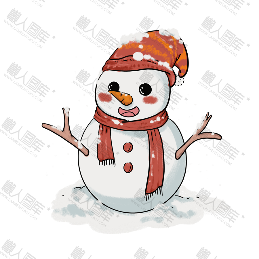可爱雪人造型图片图1