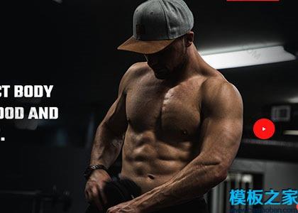 健身会所响应式web网站模板图2