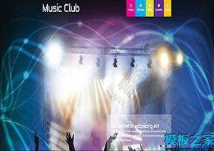 Music Club演唱会主题网页模板