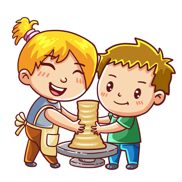 卡通创意手工泥塑图案素材