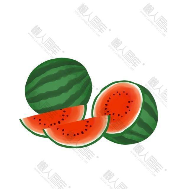 夏日西瓜水果促销海报