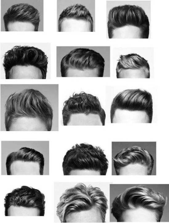 男生发型类型介绍带图图片