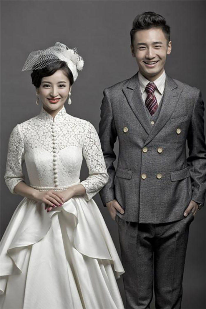 韩式复古风格婚纱照