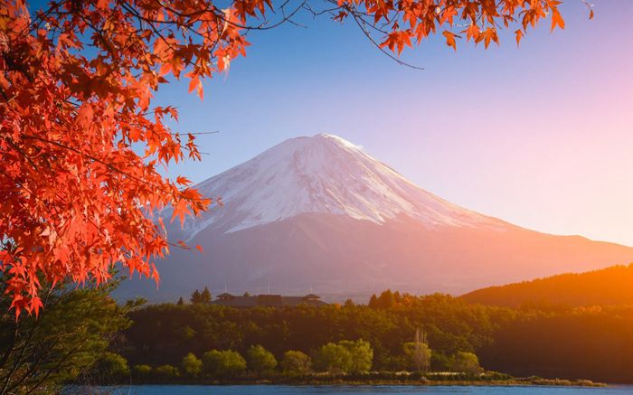 唯美日本富士山壁纸