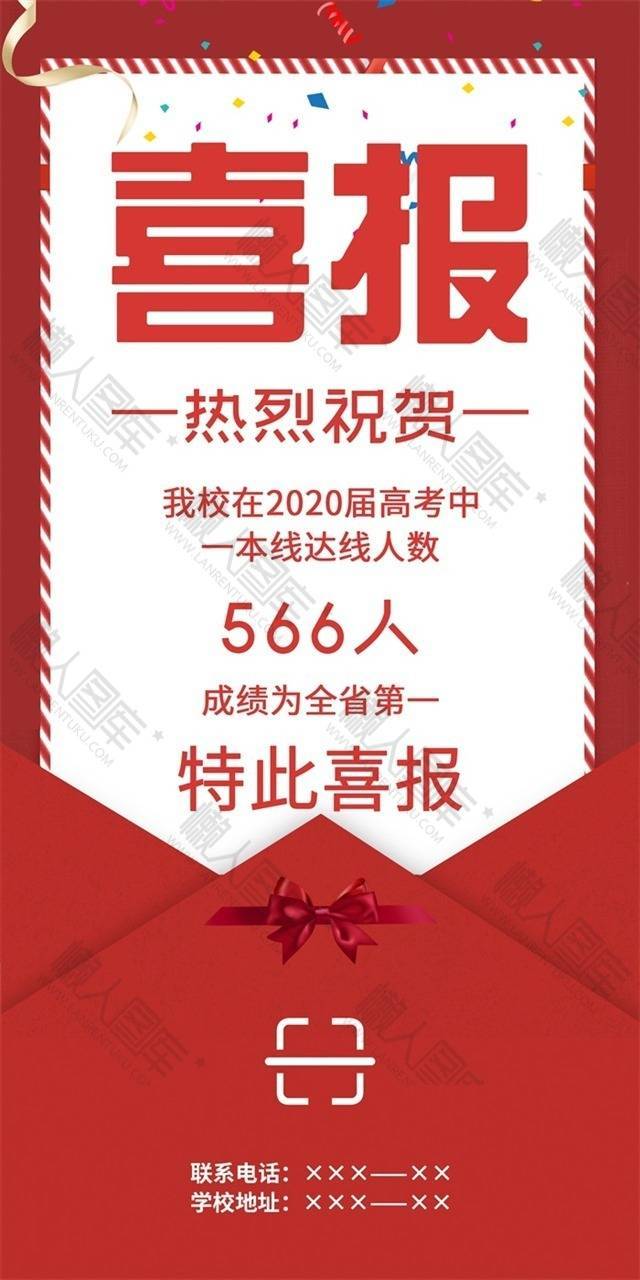 2020高考喜报展板图1