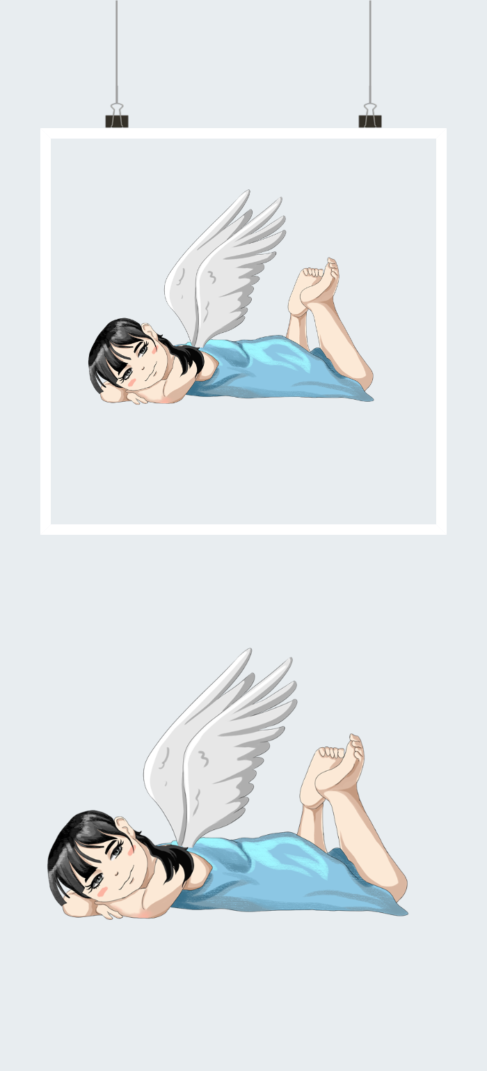 可爱小天使翅膀插画图2
