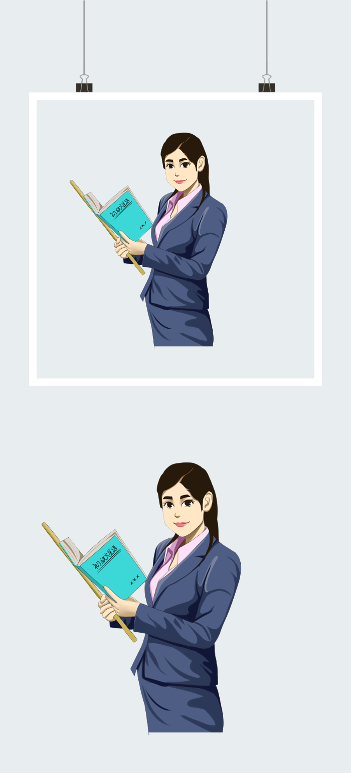感恩教师节老师讲课插画图2