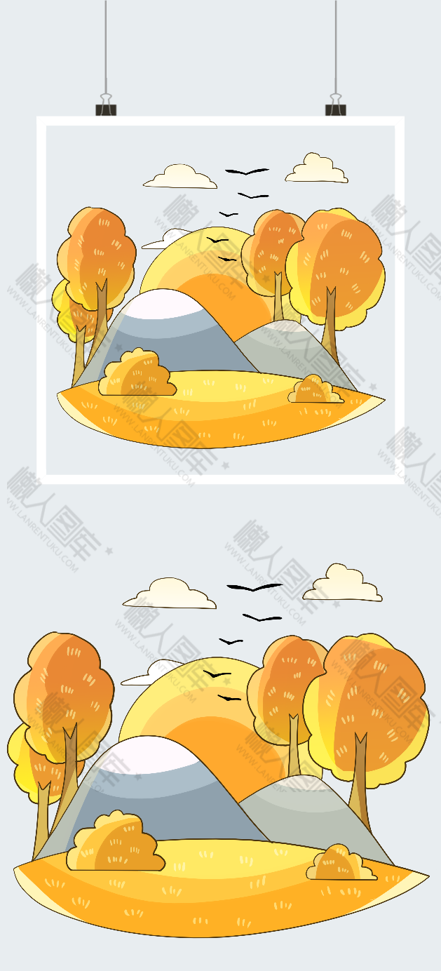 24节气中立秋简笔画图2