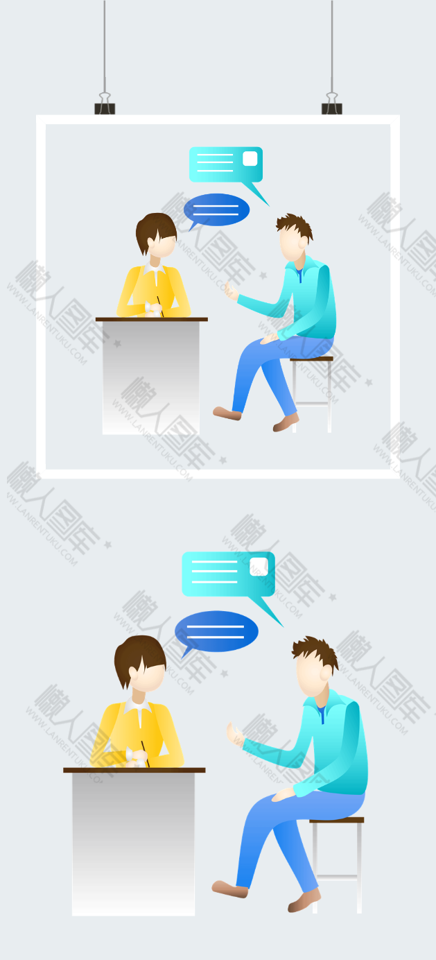 男女人物对话底图图2