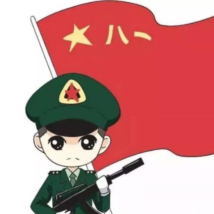 解放军国旗头象图片