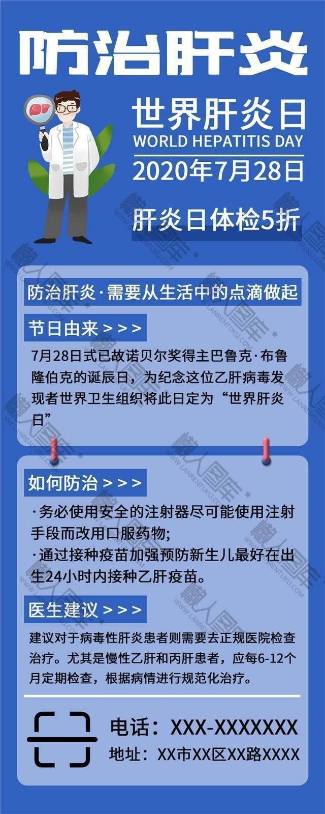 预防肝炎健康宣传海报