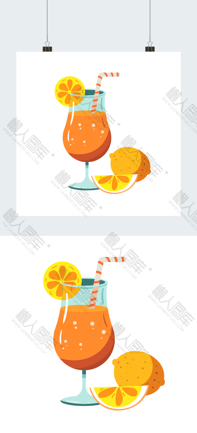 新鲜橙汁图片素材图2