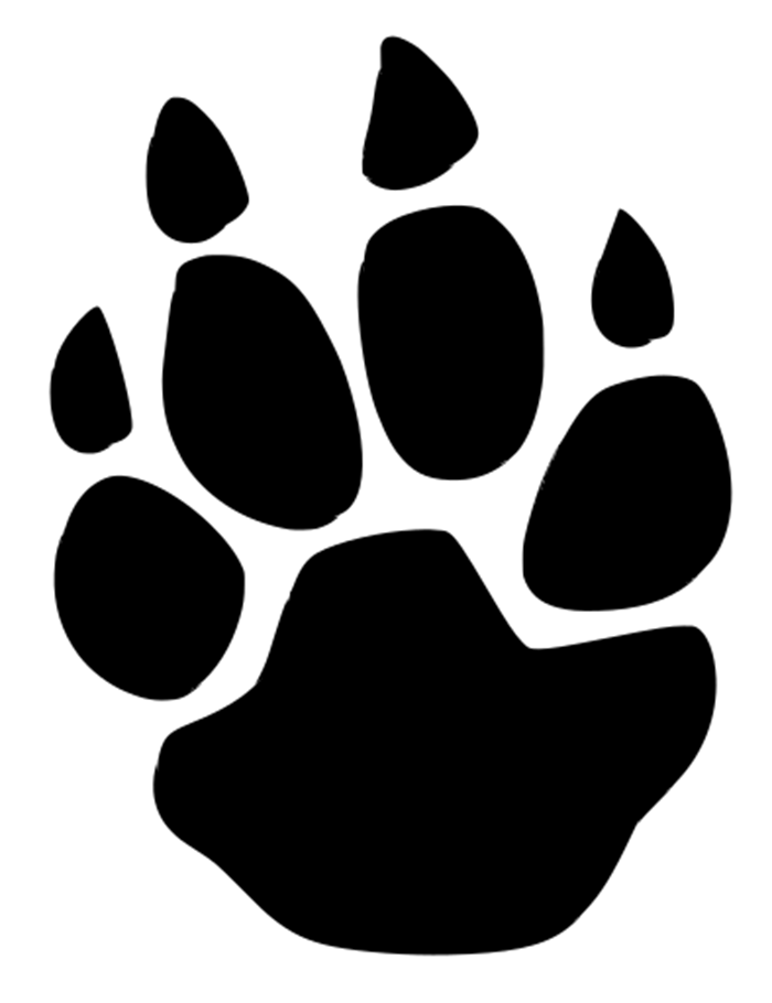 狗狗脚印免抠素材图1