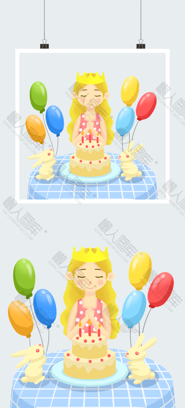 女孩生日许愿图2