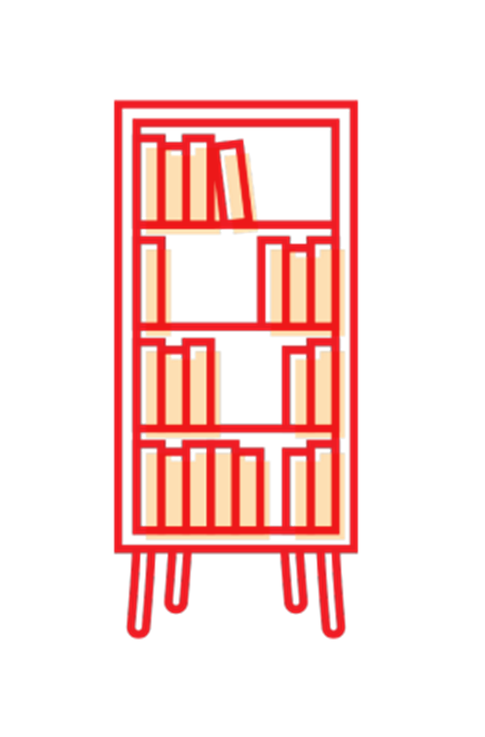 书柜矢量图图1