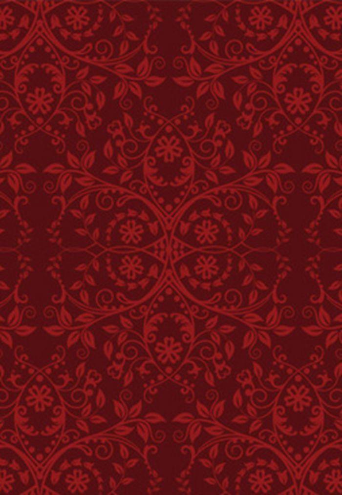 红色古典花纹图案