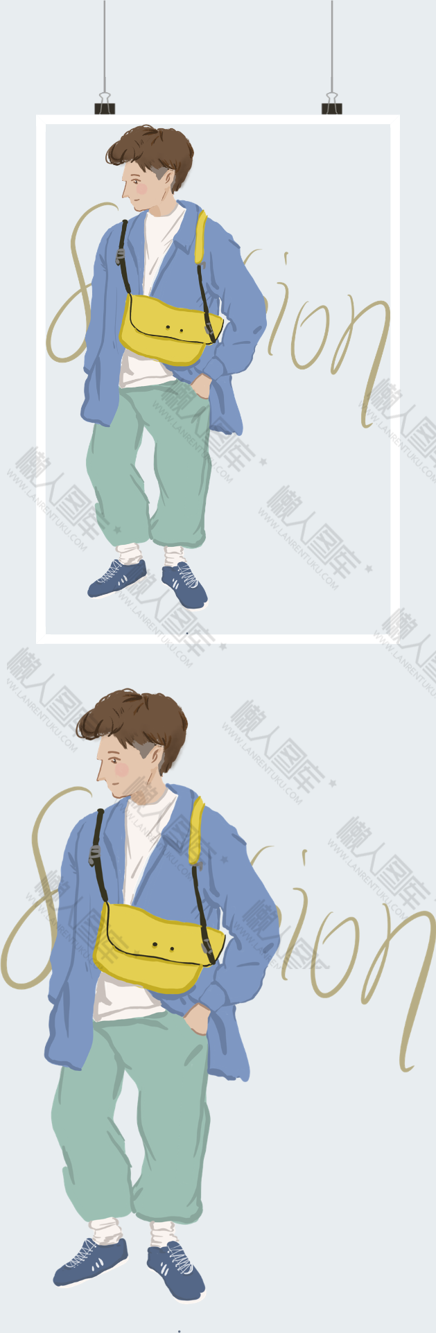 时尚秋冬男孩图2
