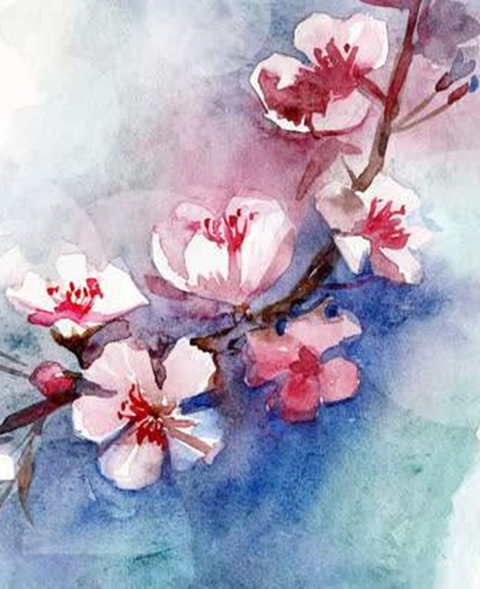 古风花卉矢量图图1