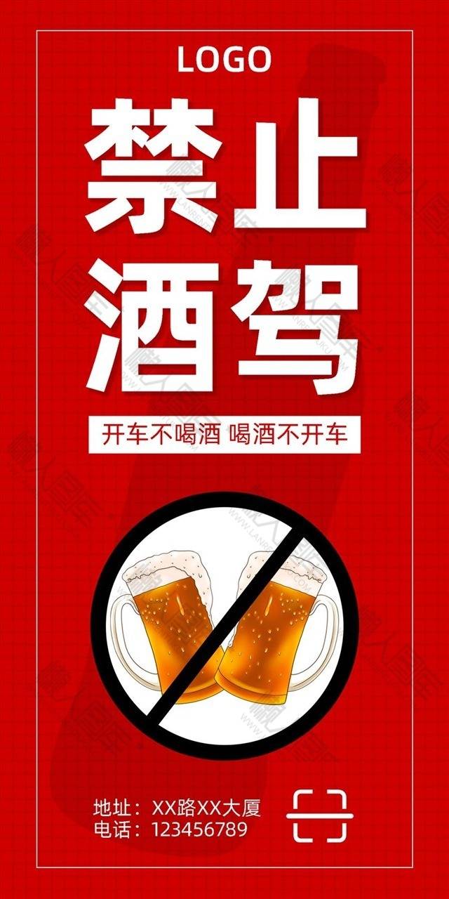 禁止酒驾宣传海报图1