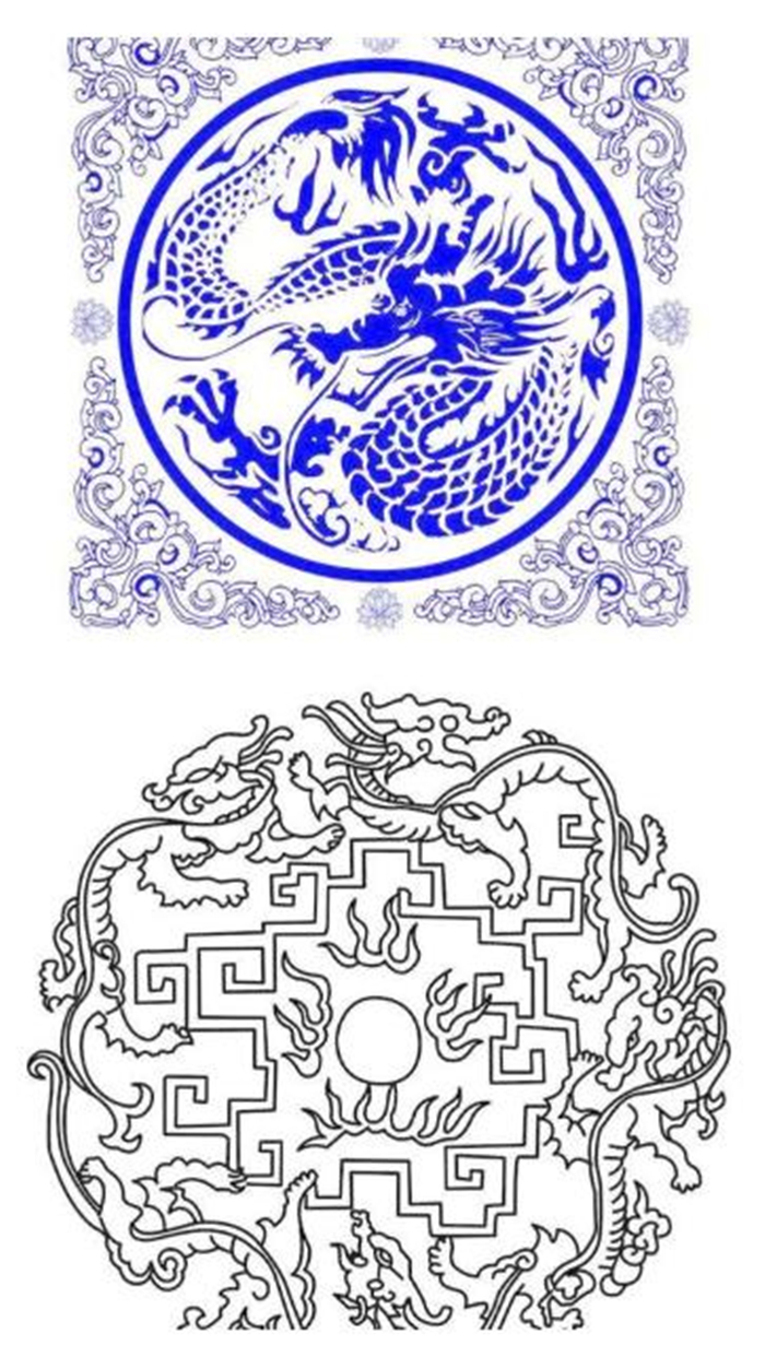 龙花纹图1