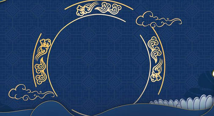 墨蓝大气中国风海报背景 中国风背景图片高清下载 懒人图库