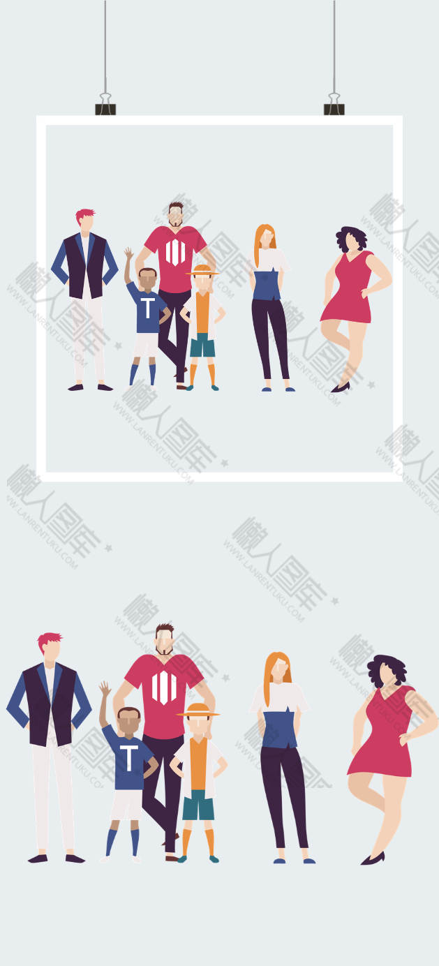 现代人物插画图片图2