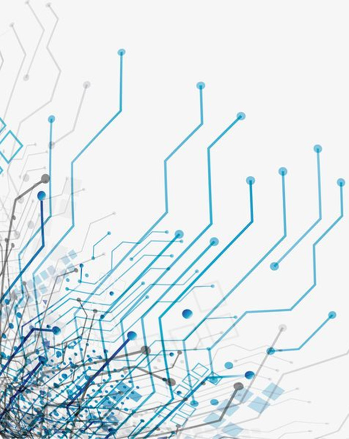 未来科技电路集成板矢量图