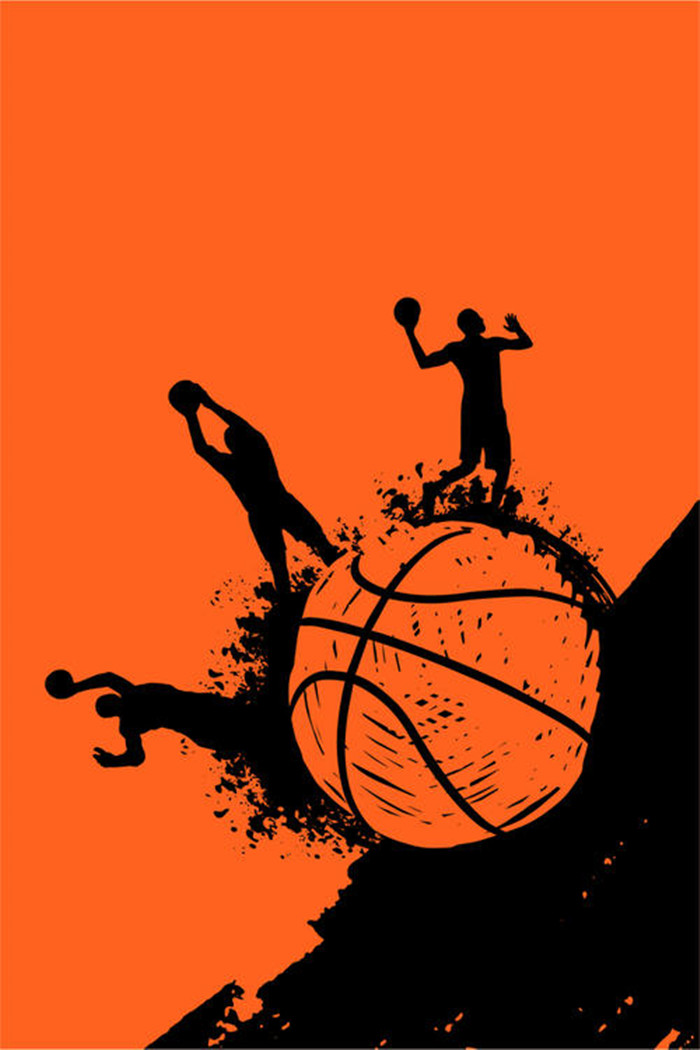 篮球海报背景图