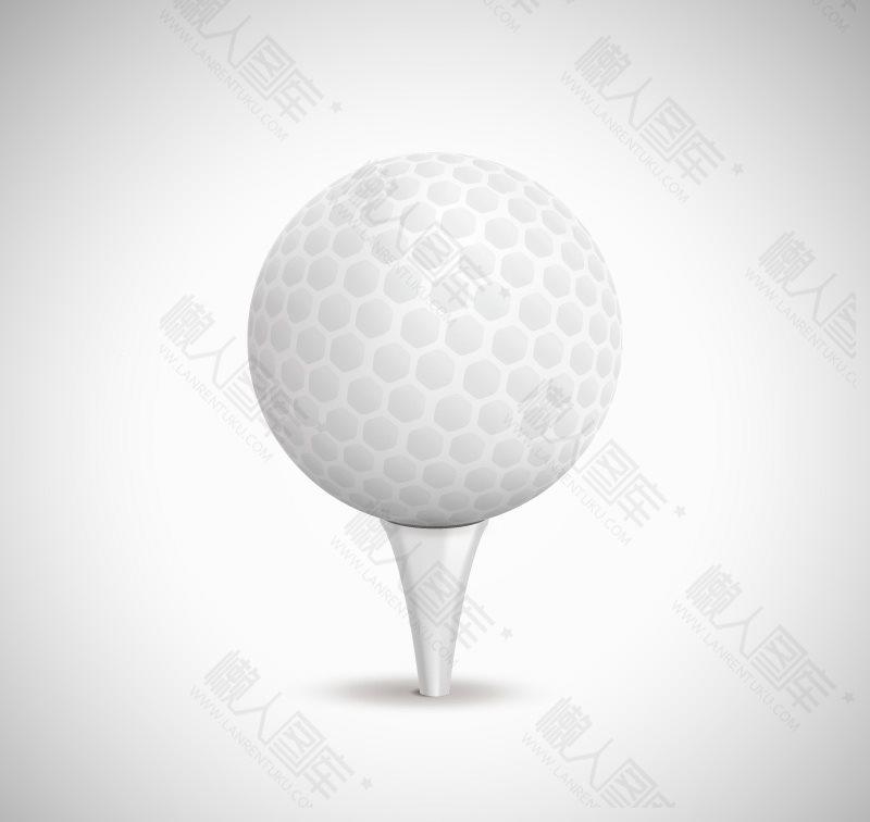 高尔夫球矢量图