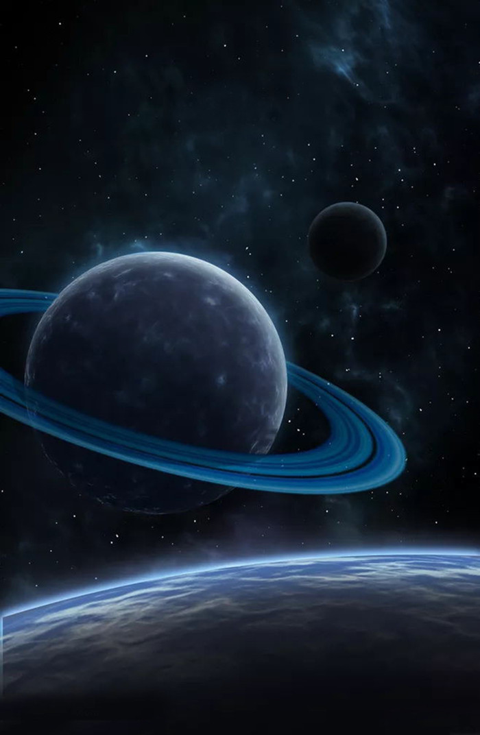 宇宙星球元素矢量图图1