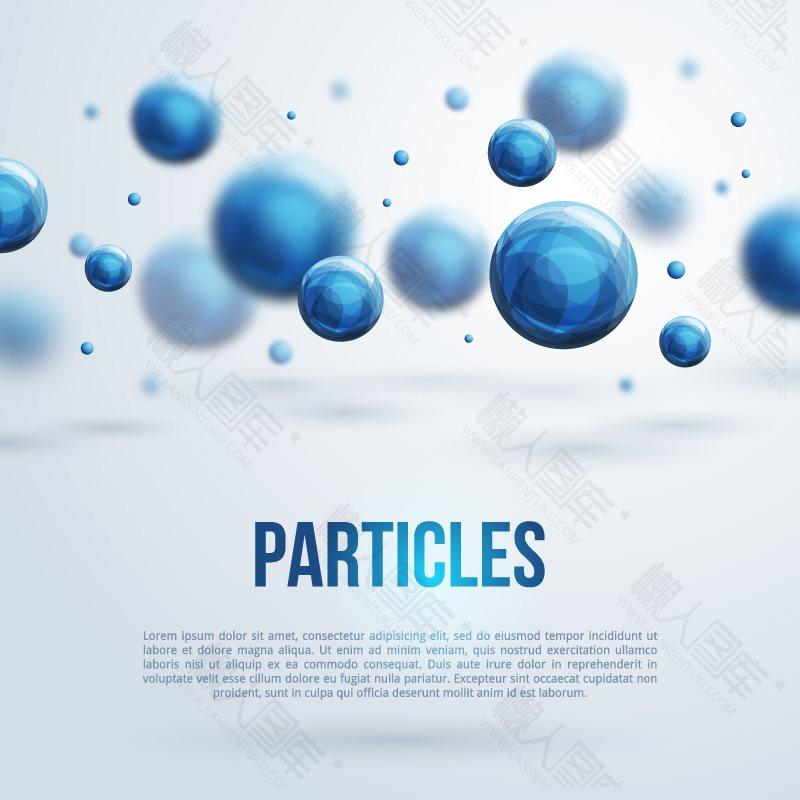 粒子科技背景图片