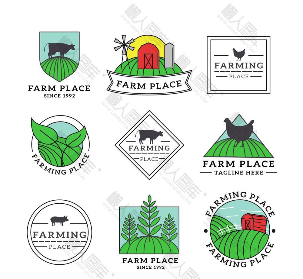 家庭农场logo图标
