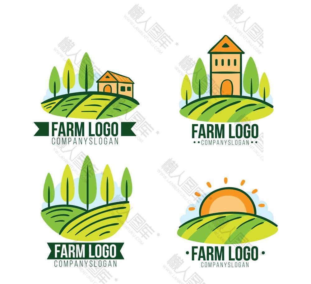 绿色农场logo设计
